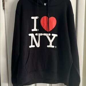 I LOVE NY HOODIE SIZE XL NWOT